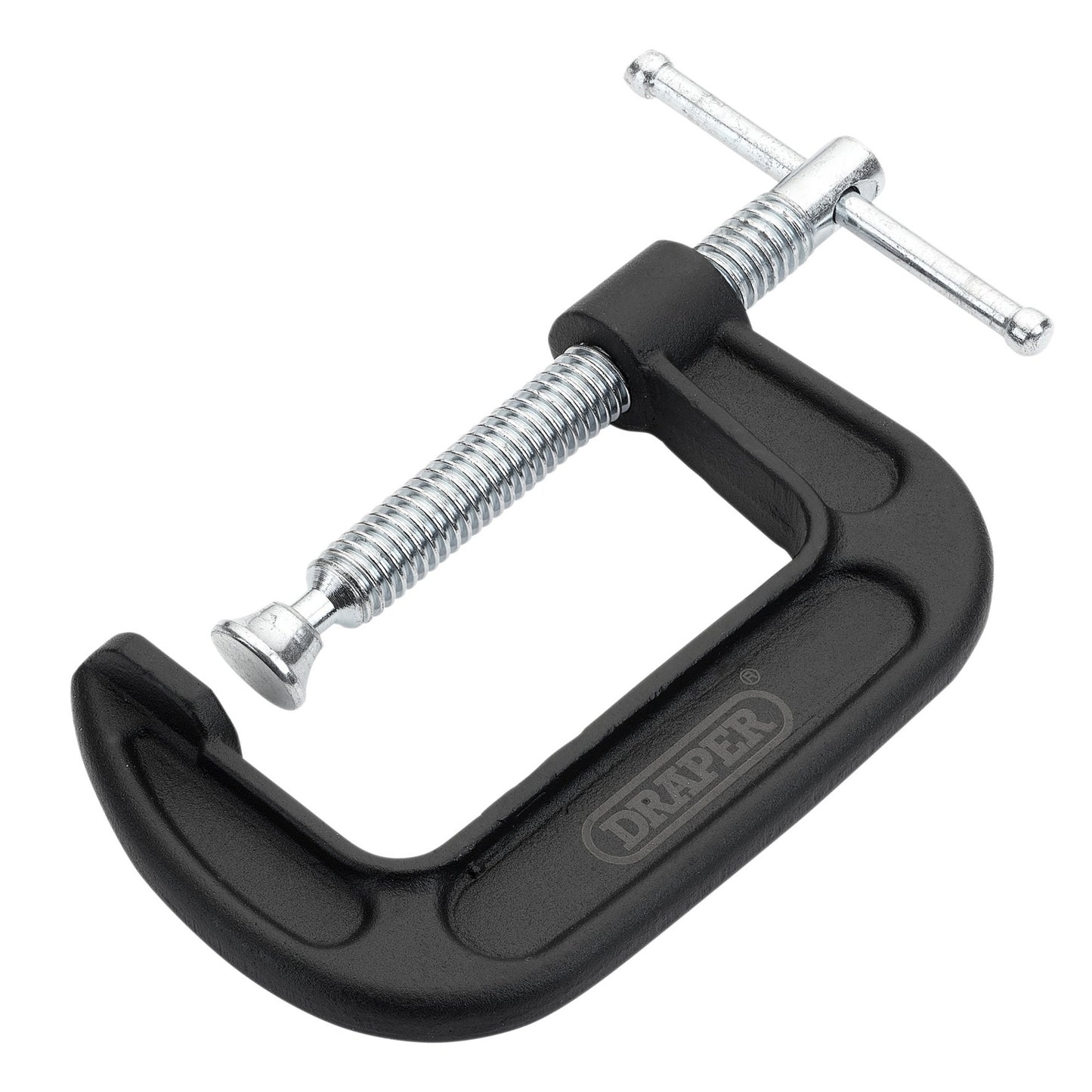 Draper Heavy Duty Cast Iron G-Clamp 76mm With Swivel Shoe 18962