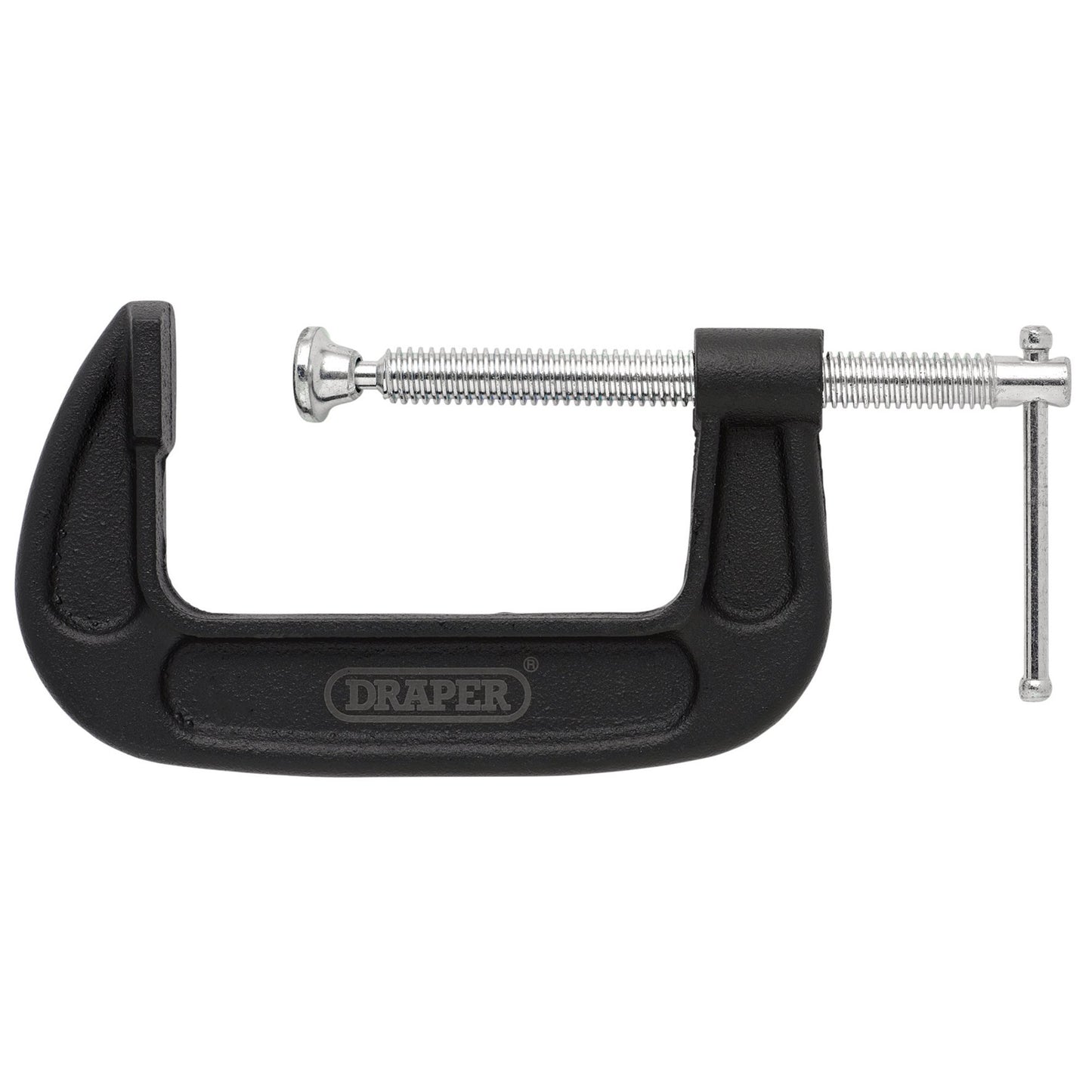 Draper Heavy Duty G-Clamp 100mm Cast Iron Frame With Swivel Shoe 18963