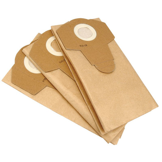 Draper Paper Dust Bags for WDV20ASS Pack of 3 - 19103