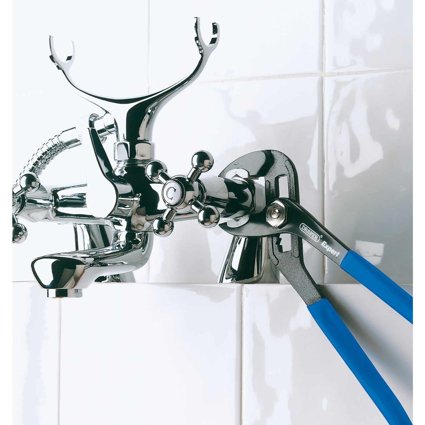 Draper 245mm Waterpump Plier with Soft Jaws Cushion Grip Handles 19207