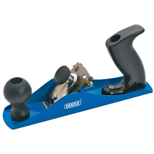 Draper Hobbyist Smoothing Plane 235mm Steel Body High Carbon Steel Iron 19208