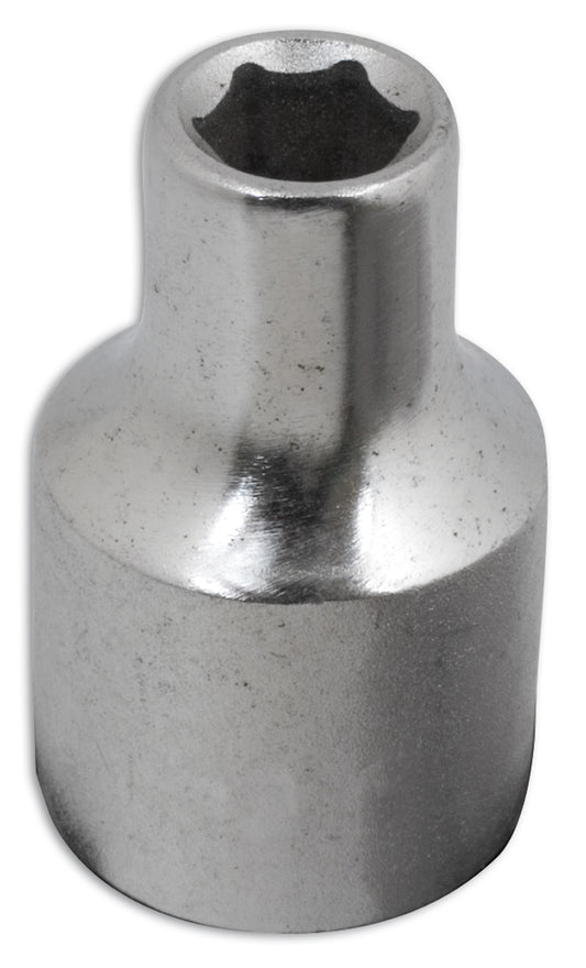 Laser Tools 3/8"D 7mm Chrome Socket Single Hex Standard Length 1934