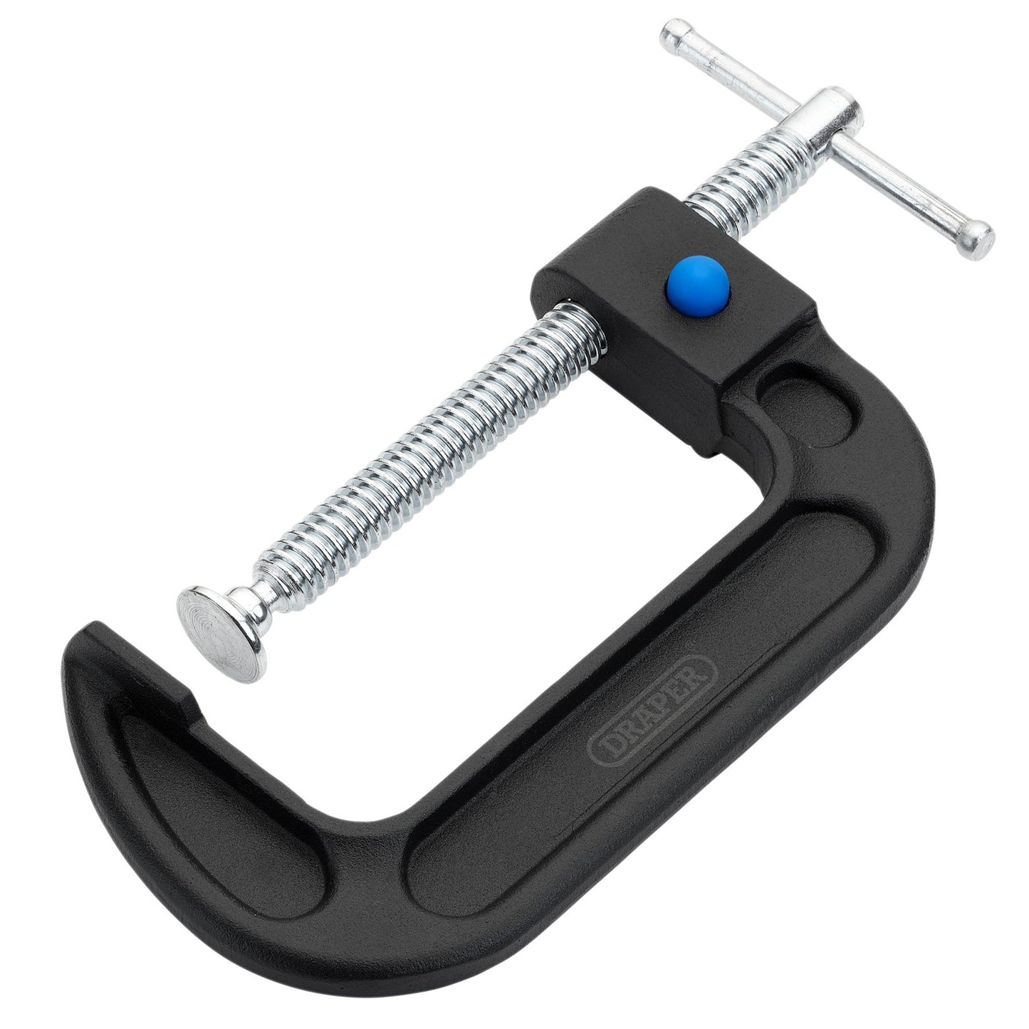 Draper Quick Release G-Clamp 100mm Cast Iron Frame With Swivel Shoe 19395