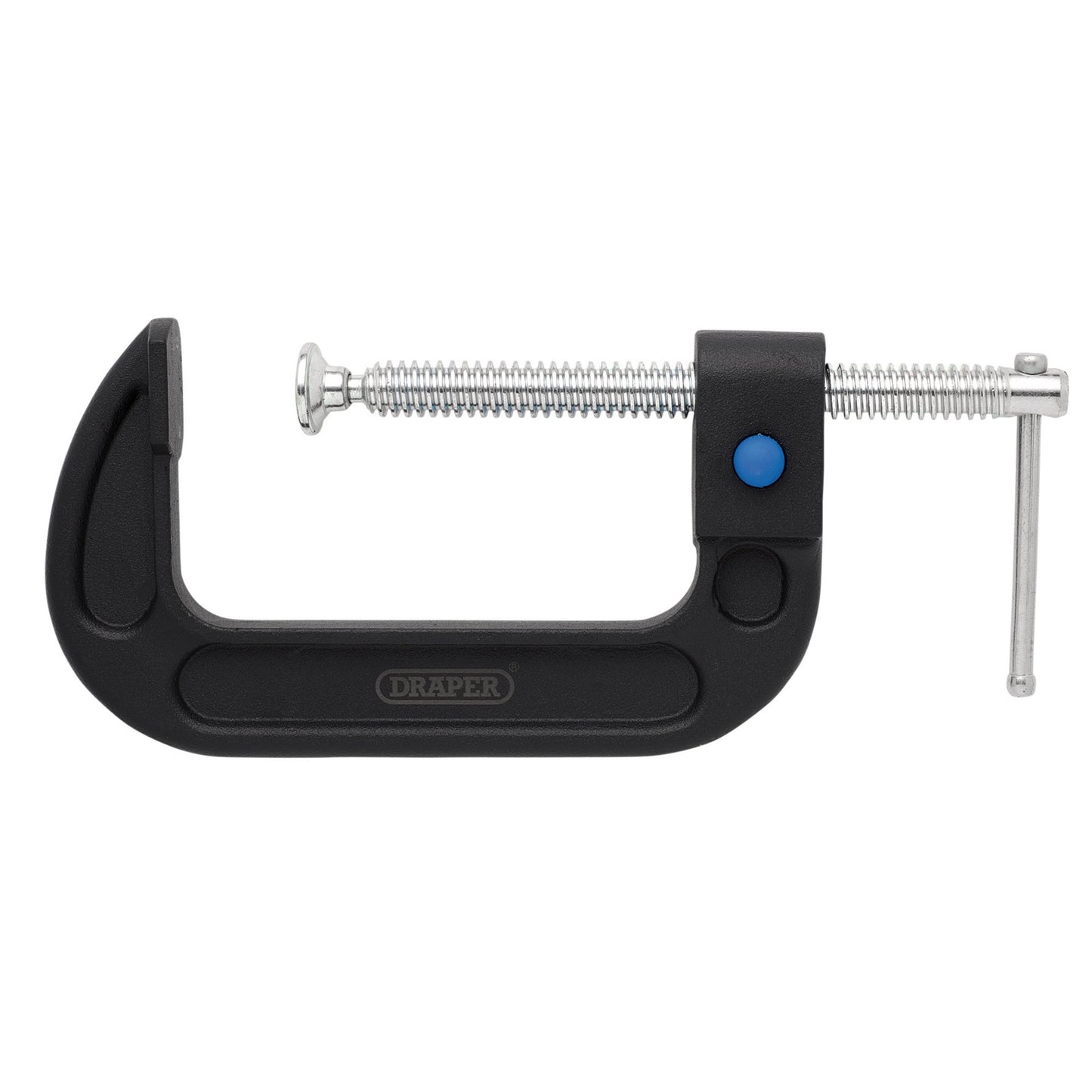 Draper Quick Release G-Clamp 100mm Cast Iron Frame With Swivel Shoe 19395