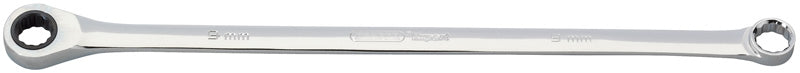 Expert Draper Extra Long 9mm Hi-Torq® Metric Long Pattern Ratcheting Ring Spanners