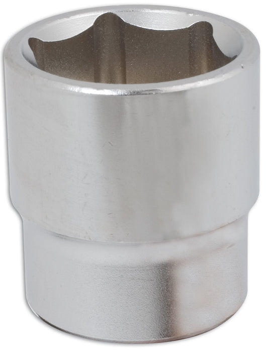 Laser Tools 3/8"D 21mm Chrome Socket Single Hex Standard Length 1948