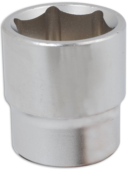 Laser Tools 3/8"D 22mm Chrome Socket Single Hex Standard Length 1949