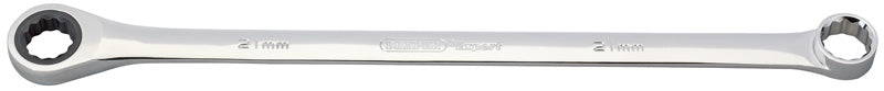 Expert Draper Extra Long 21mm Hi-Torq® Metric Long Pattern Ratcheting Ring Spanners