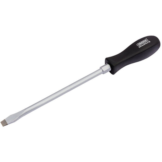 Draper Plain Slot Mechanic's Screwdriver 9.5 x 200mm sand blasted tip 19531