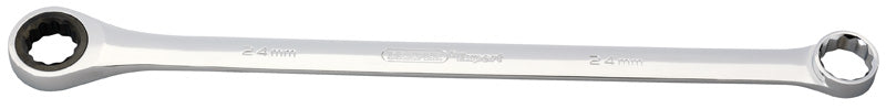 Expert Draper Extra Long 24mm Hi-Torq® Metric Long Pattern Ratcheting Ring Spanners