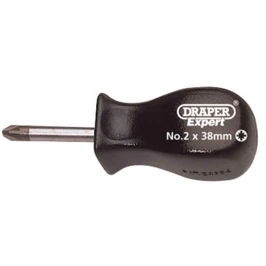 Draper Pozi Drive Mechanic's Stubby Screwdriver No.2 x 38mm 19543
