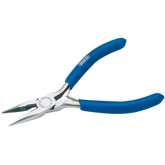 Draper 115mm Spring Loaded Long Nose Pliers Incorporates Side Cutter 19647