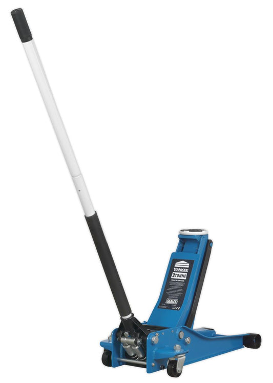 Sealey Trolley Jack 2.25 Tonne Low Profile Rocket Lift Blue 2001LEBL