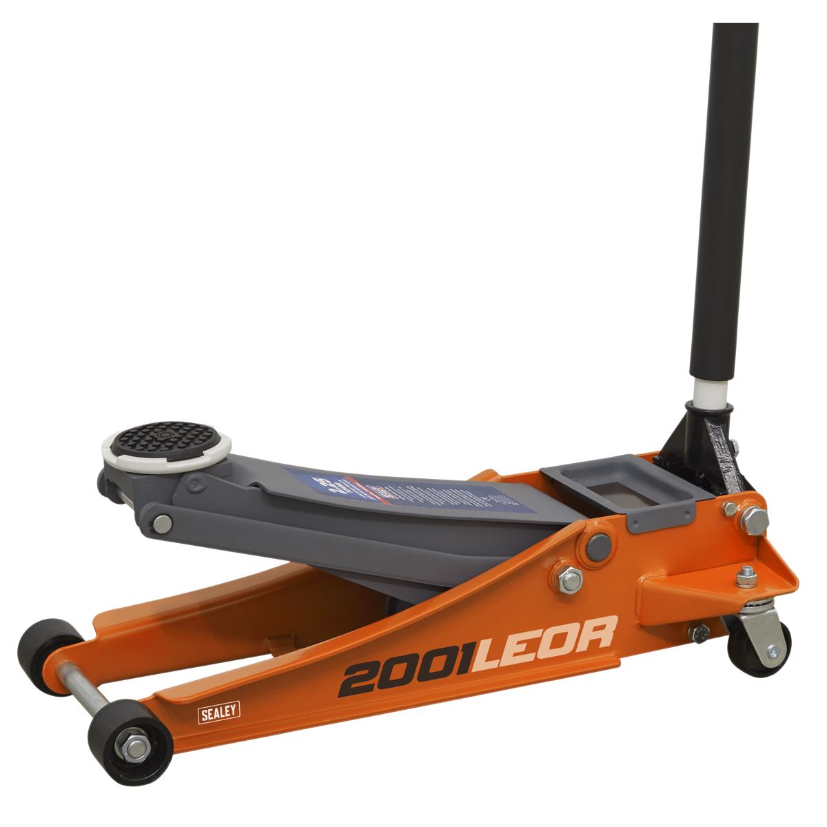Sealey Trolley Jack 2.25 Tonne Low Profile Rocket Lift Orange 2001LEOR