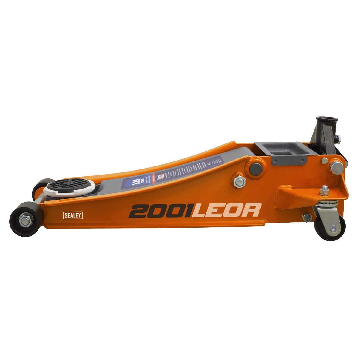 Sealey Trolley Jack 2.25 Tonne Low Profile Rocket Lift Orange 2001LEOR