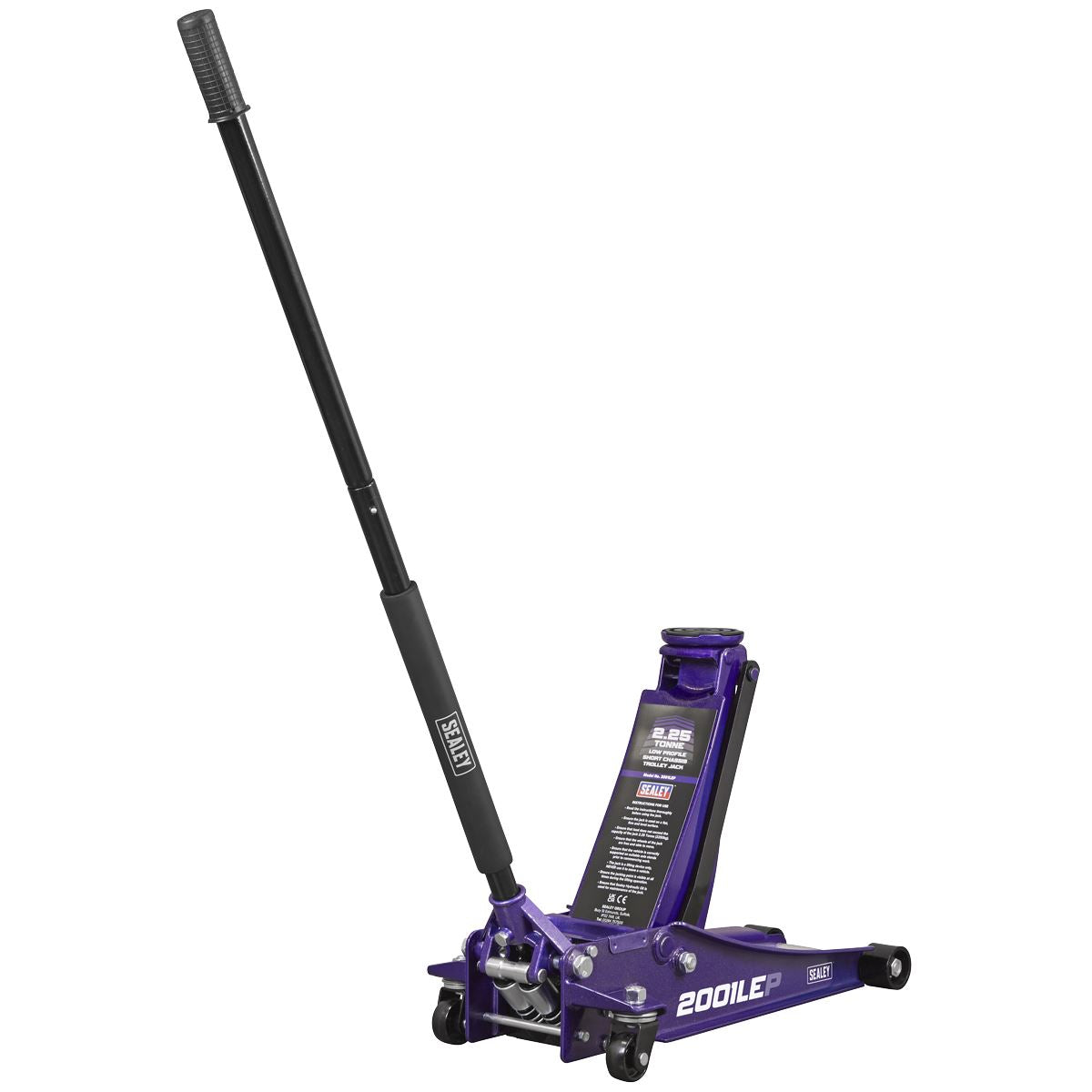 Sealey Purple Low Entry Rocket Lift Trolley Jack 2.25 Ton Length 734mm 2001LEP