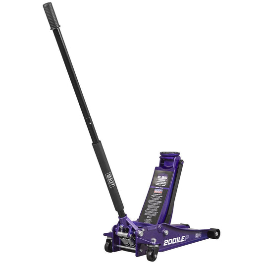 Sealey Purple Low Entry Rocket Lift Trolley Jack 2.25 Ton Length 734mm 2001LEP