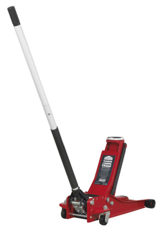 Sealey Trolley Jack 2.25 Tonne Low Profile Rocket Lift Red 2001LERE