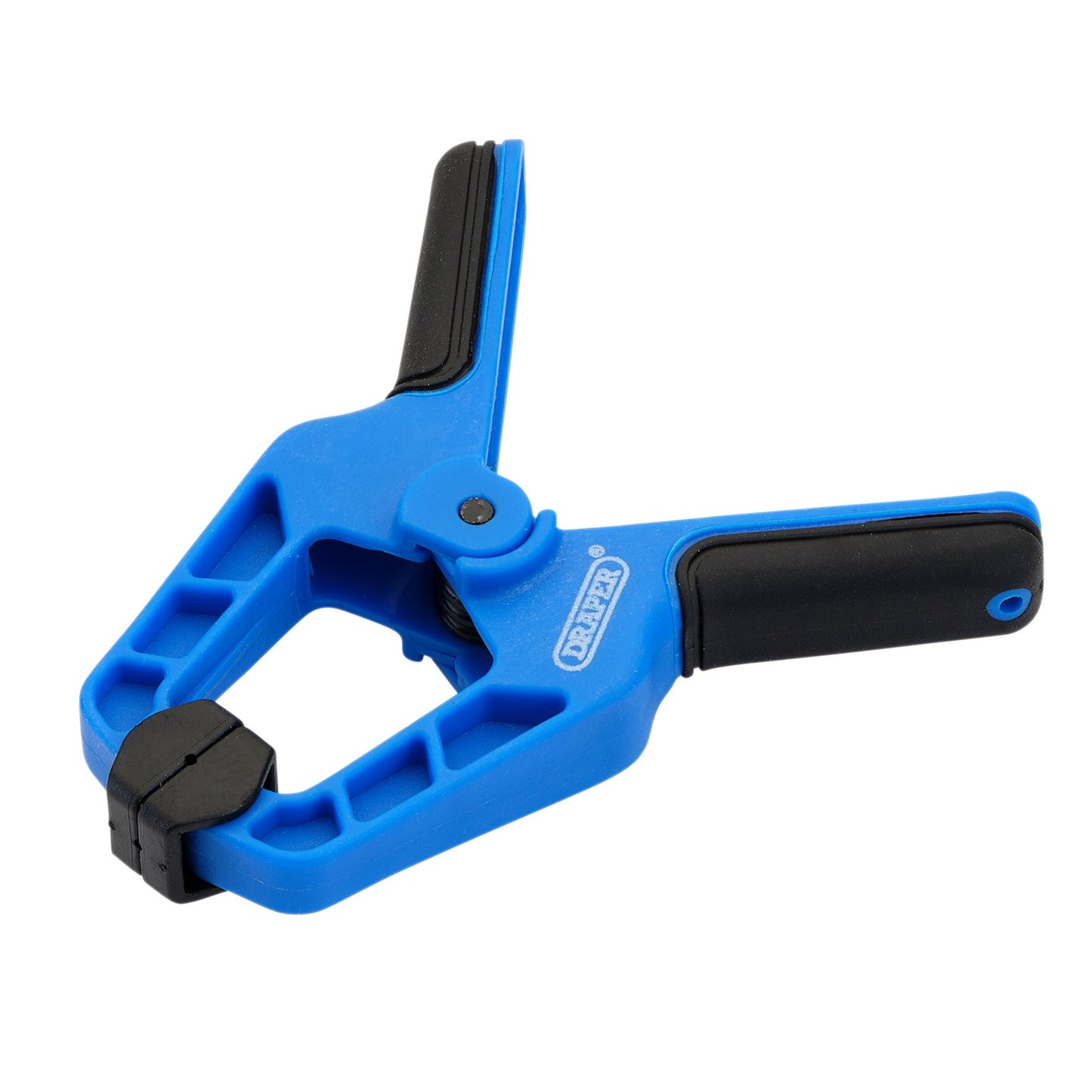 Draper Spring Clamp 40mm Large Plastic Swivel Jaw Soft Grip One Handed 20040