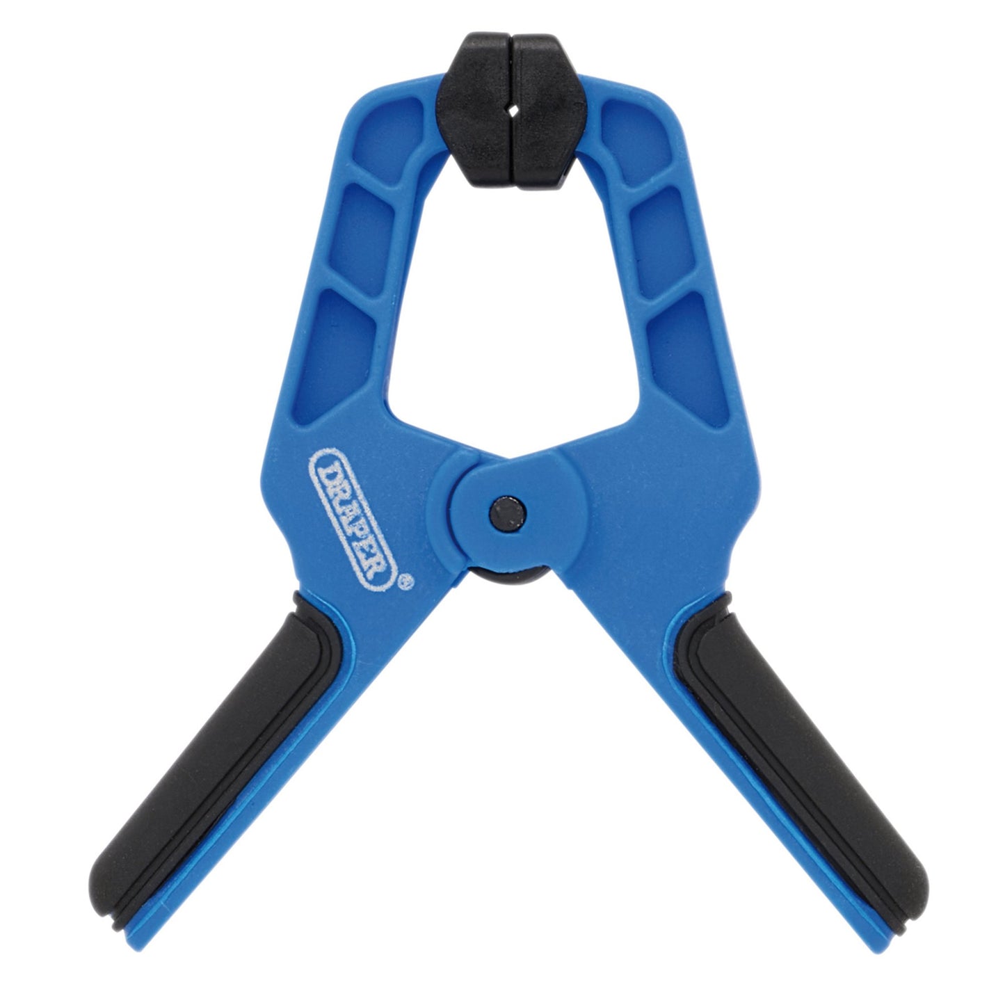 Draper Spring Clamp 40mm Large Plastic Swivel Jaw Soft Grip One Handed 20040