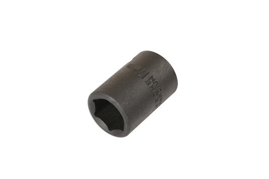 Laser Tools 17mm Standard Impact Socket 1/2"D 6 Point Black Finish 2008