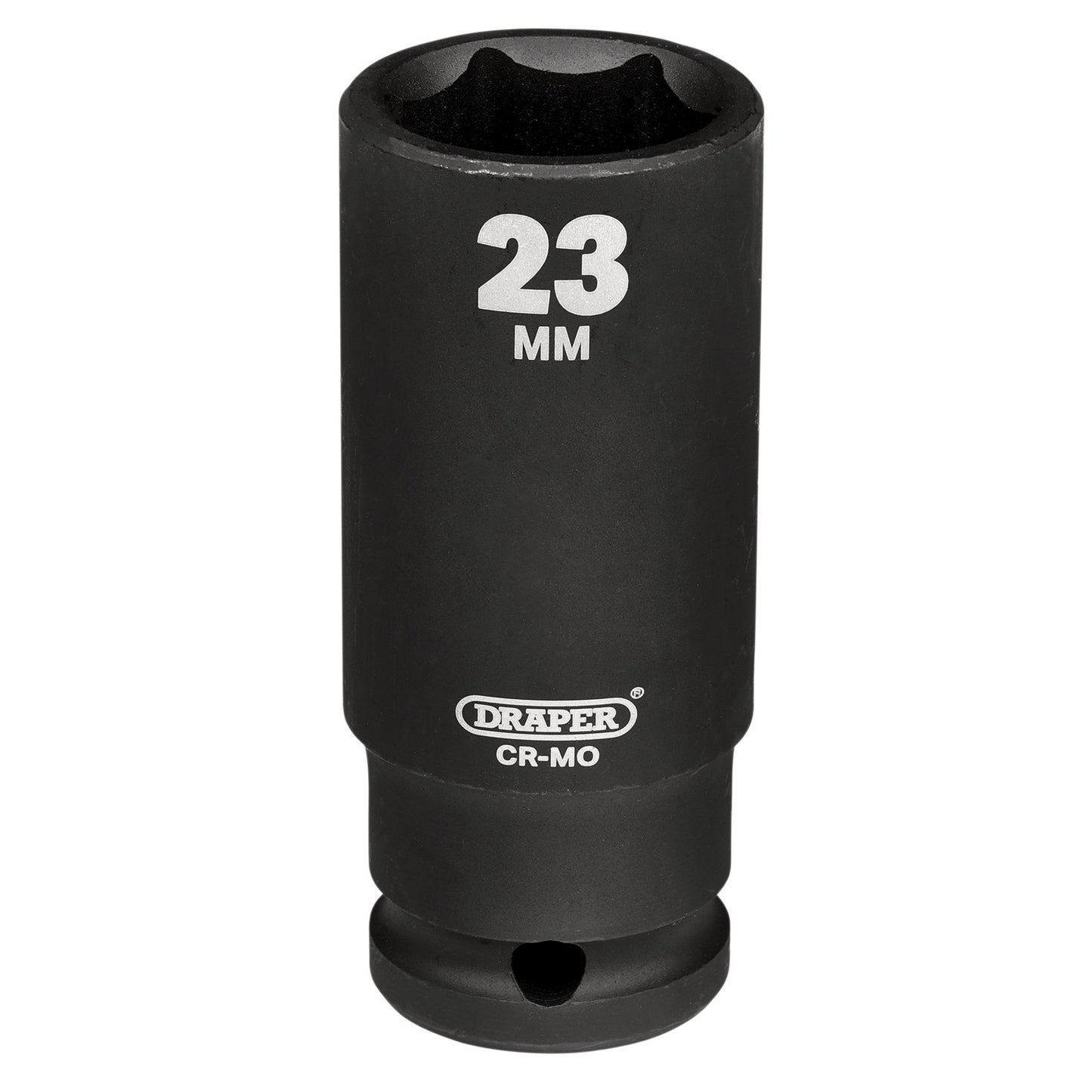 Draper Hi-TORQ® Deep Impact Socket, 1/2" Sq. Dr., 23mm
