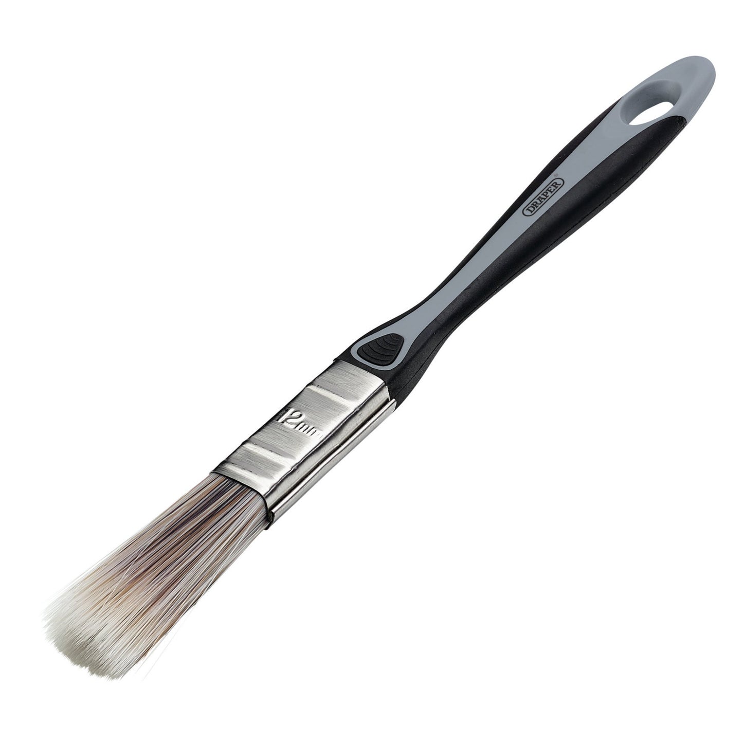 Draper Flat Paint Brush with Soft Grip 12mm Polyester Filament 20451