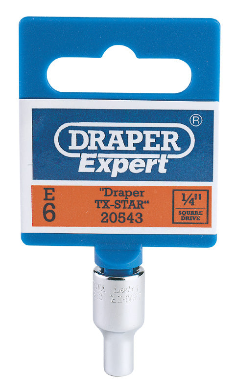 Expert E6 1/4" Square Drive Draper TX-STAR® Socket