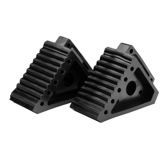 Draper Rubber Wheel Chocks 3 Tonne Pair Cars Light Commercial Caravans etc 21131