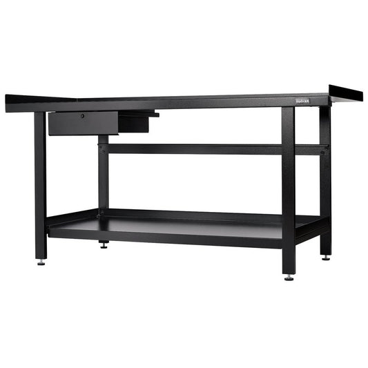 BUNKER Black Workbench with Drawer 1829mm Capacity 295kg 21269