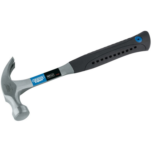 Draper Solid Forged Claw Hammer 450g 16oz Anti Vibration Grip 21283