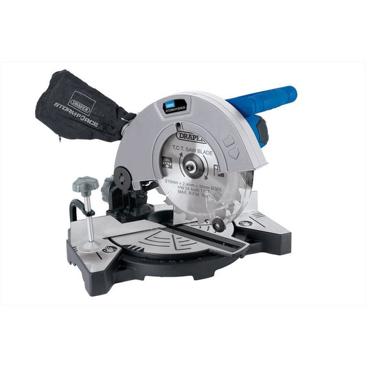 Draper 230V Storm Force Mitre Saw 210mm 1100W Brushless 21307
