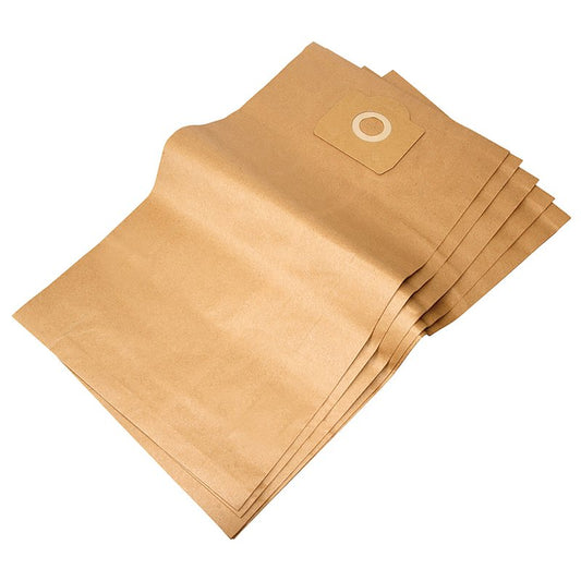 Draper Paper Dust Bags for WDV50SS/110 Vacuum Cleaner Pack of 5 - 21534