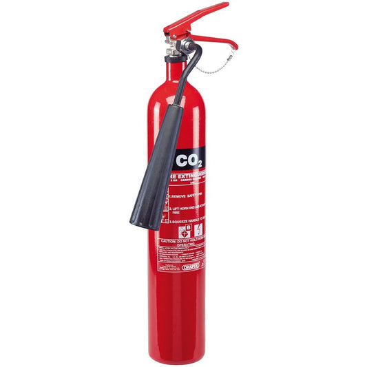 Draper Carbon DiOxide Refillable Fire Extinguisher 2kg class B and C fires 21667