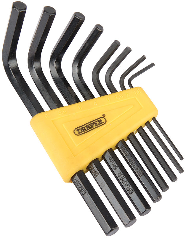 Draper DIY 8 Piece Metric/Imperial Hexagon Key Set