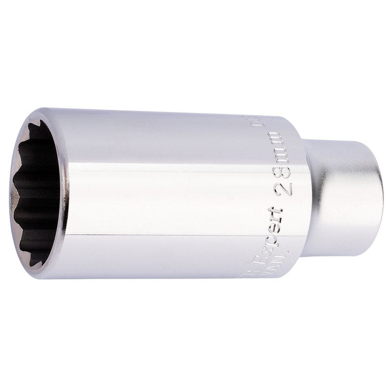 Draper 28mm HGV Diesel Injector Socket 1/2"D Bi-Hex Scania Volvo etc 21833