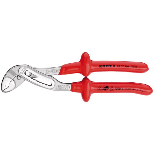 Knipex 250mm Alligator Fully Insulated Waterpump Pliers 88 07 250