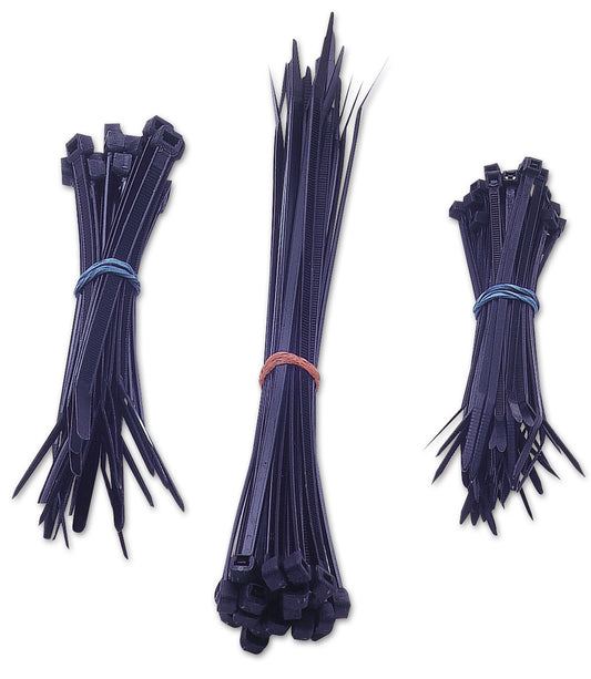 Laser Tools Cable Tie Set - 3 Sizes 75pc 2198
