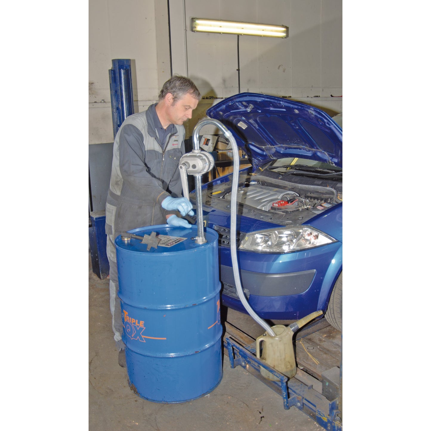 Draper High Flow Rotary Hand Pump For Diesel Anti Freeze And Oil 22265