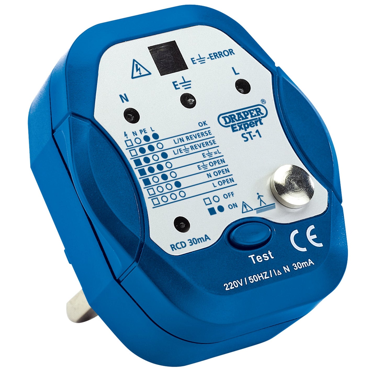 Draper Expert 13A And RCD's Socket Tester With Test Button 22278
