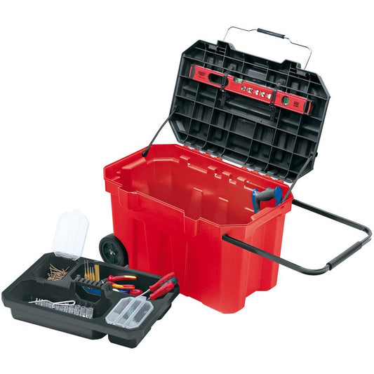 Draper Expert Mobile Tool Chest Red Durable Plastic Bare Unit No Tools 22291