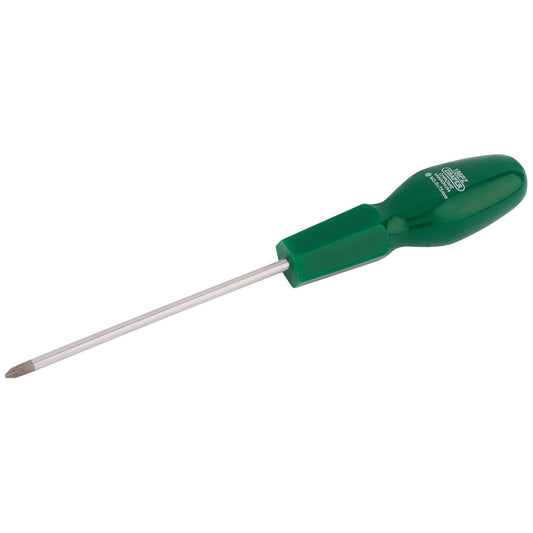 Draper Pozi Drive Cabinet Pattern Screwdriver No.0 x 75mm Oval Handle 22356