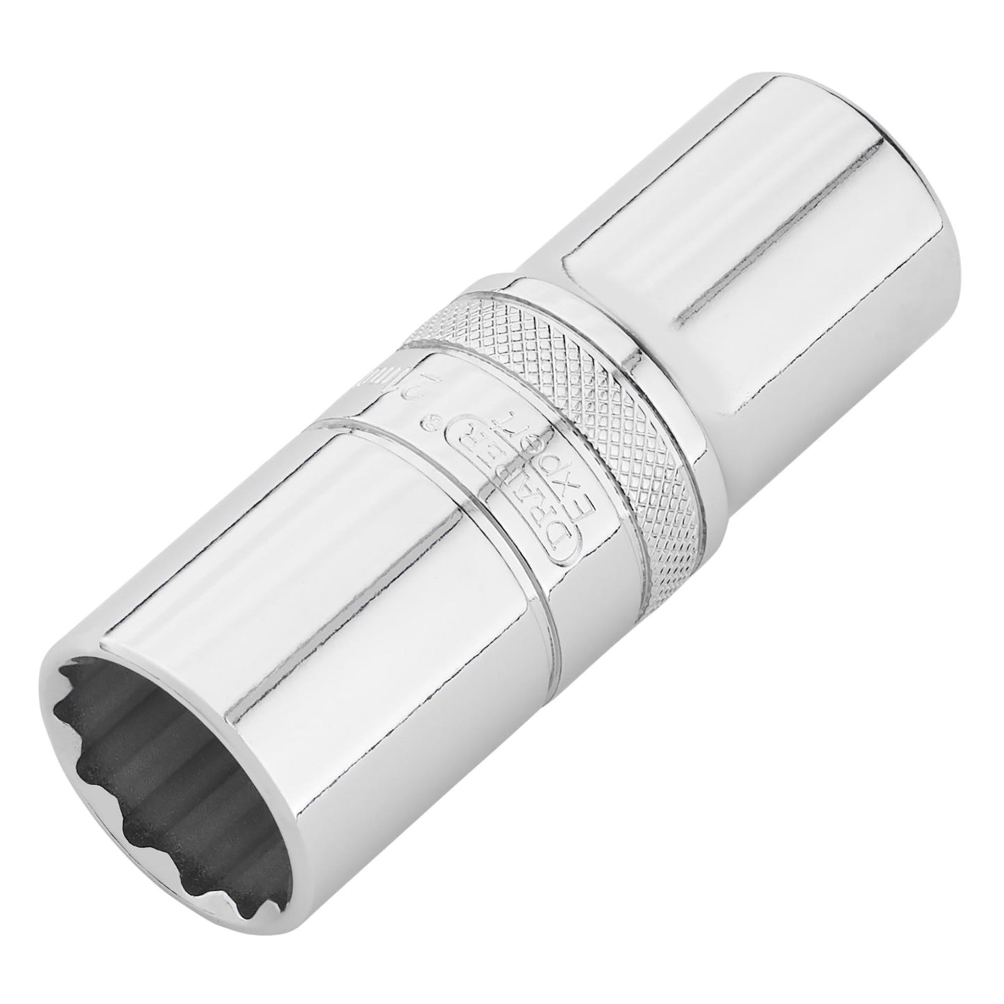 Draper Expert HI-TORQ® 12-Point Metric Deep Socket, 1/2" Sq. Dr., 21mm