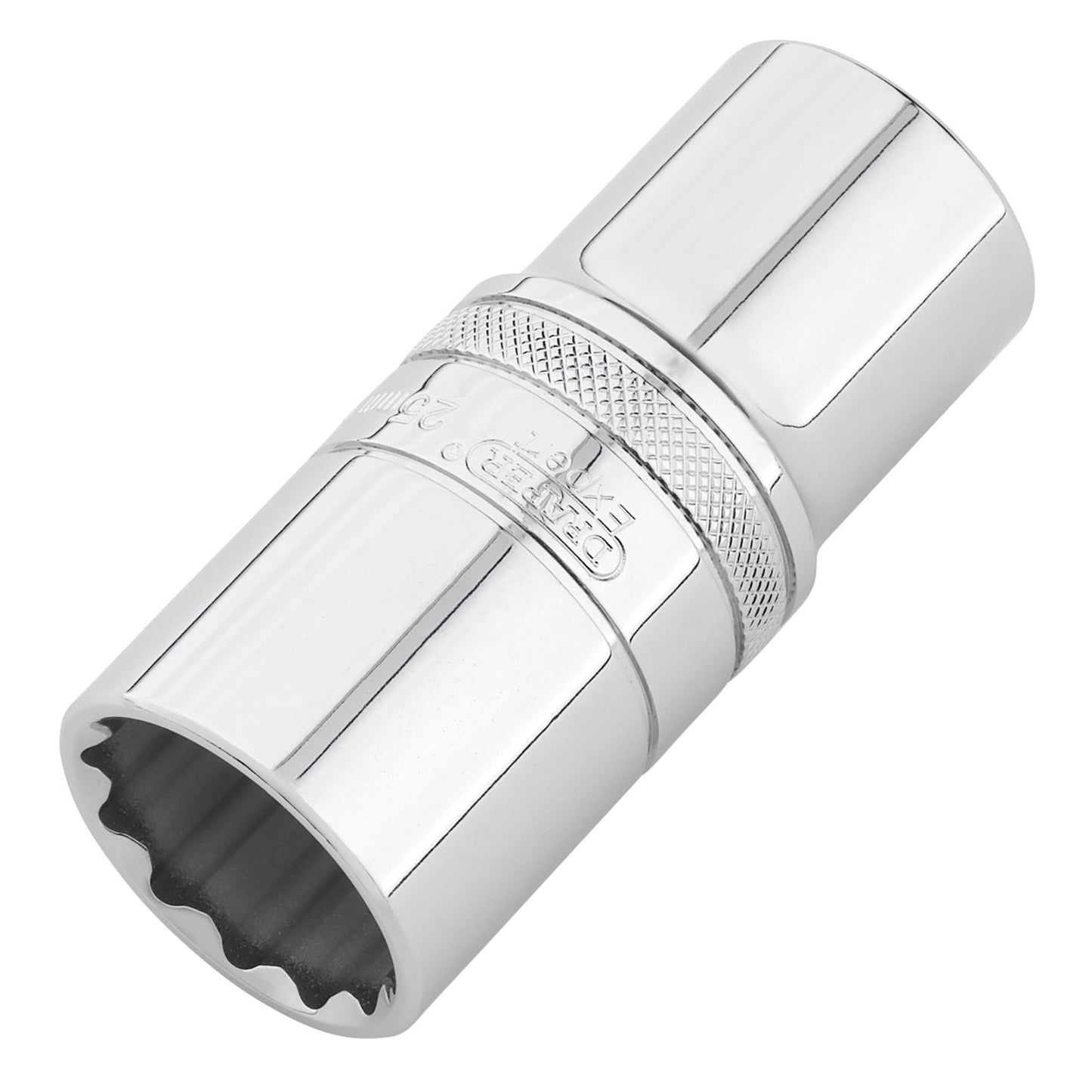 Draper Expert HI-TORQ® 12-Point Metric Deep Socket, 1/2" Sq. Dr., 25mm