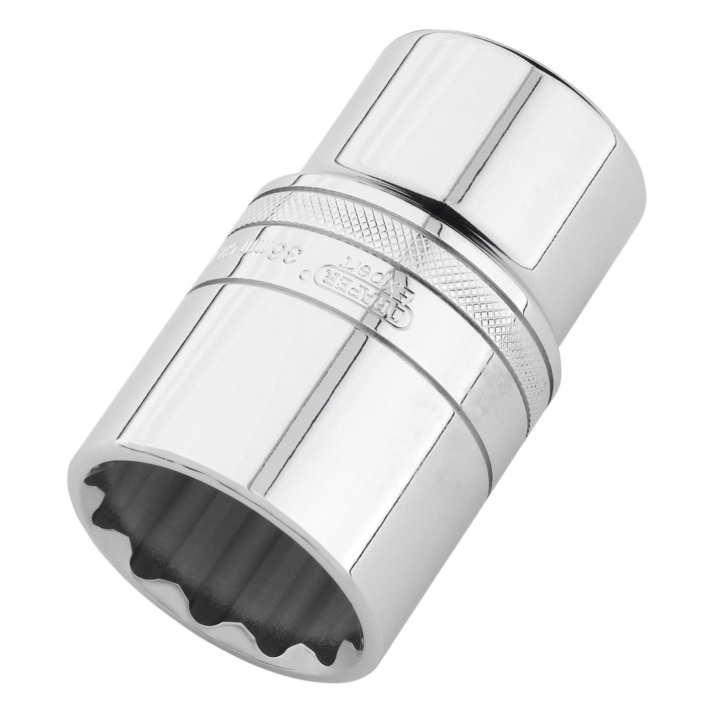 Draper Expert HI-TORQ® 12-Point Metric Deep Socket, 1/2" Sq. Dr., 36mm