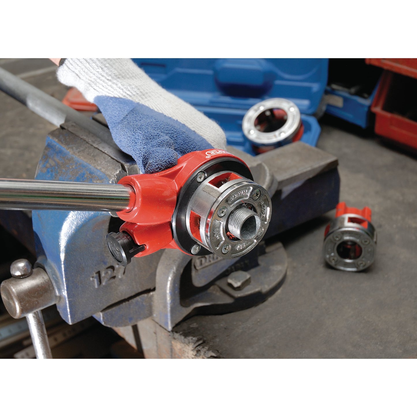 Imperial RatchetIng Pipe Threading Kit 7pc 1/2", 3/4", 1" and 1.1/4" BSPT 22498