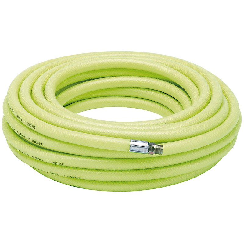 Draper High Vis Air Line Hose 15.2m 8mm Bore 1/4" BSP Male Ends 23190