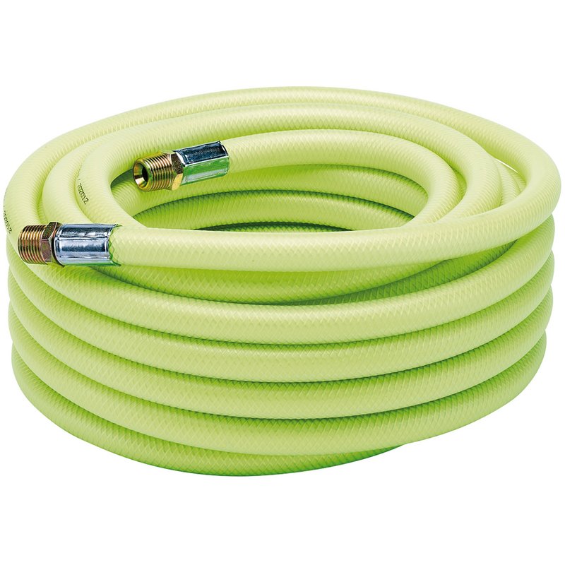 Draper High Vis Air Line Hose 15.2m 13mm Bore 1/2" BSP Male Ends 23192