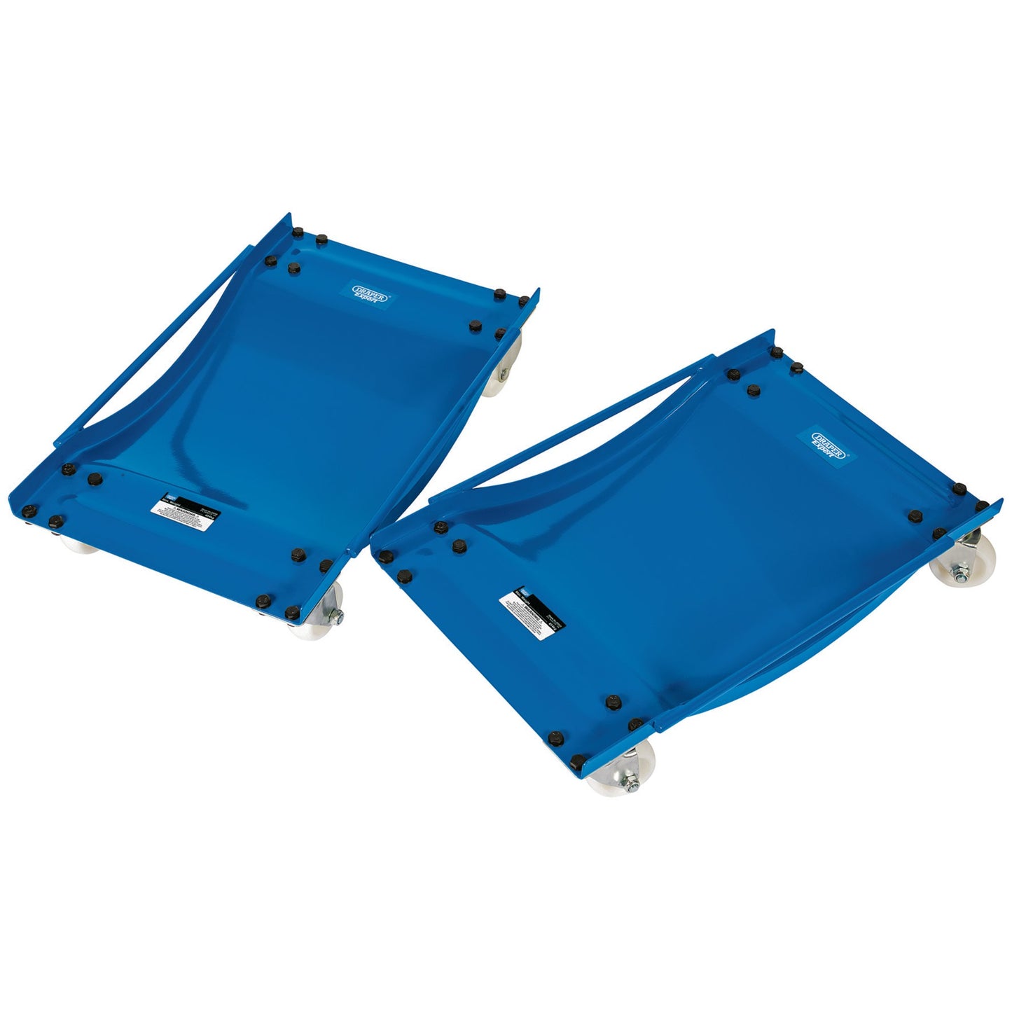 Draper Expert 454kg Steel Wheel Dollies Pair 600 x 360 x 100mm 23253