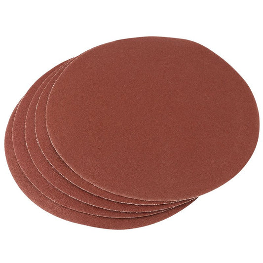 Draper Hook and Eye Backed Aluminium Oxide 200mm 100 Grit Pack of 5 - 23358